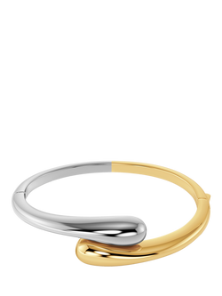 EDBLAD Harmony Mixed Curved Bracelet, Silver Multi, Silver Multi