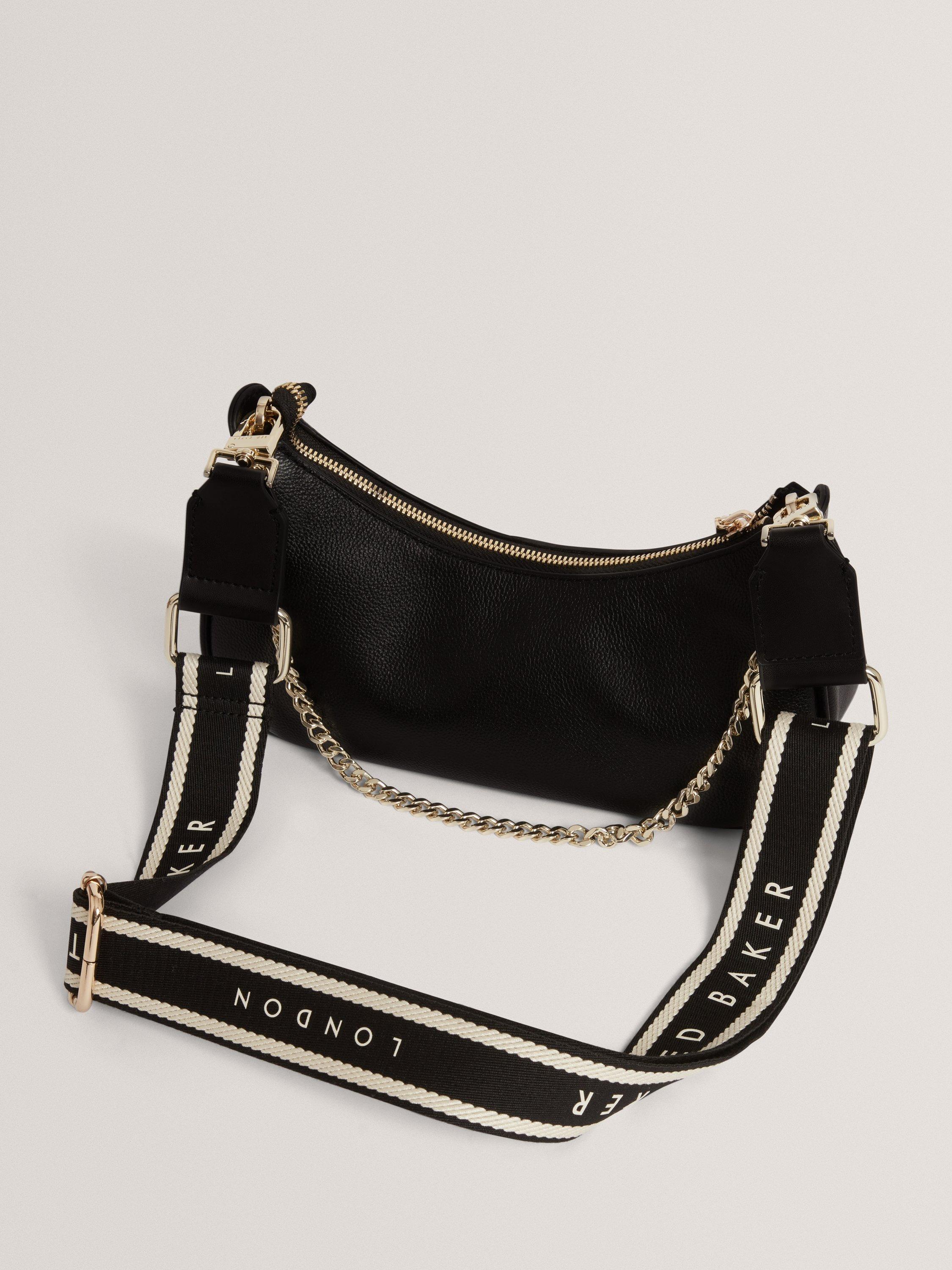 Product image 4 of 5, which shows Ted Baker Laarna Webbing Crossbody Bag, Black