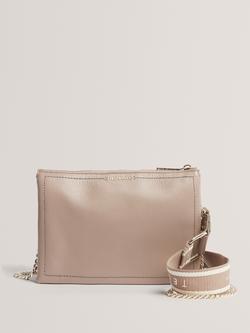 Ted Baker Larinda Leather Crossbody Bag, Taupe