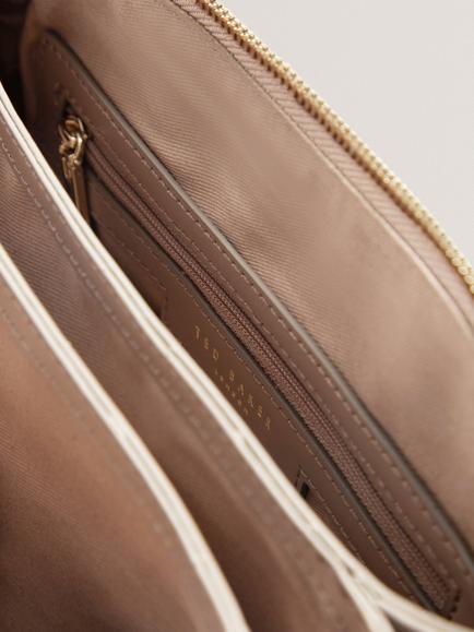 Ted Baker Larinda Leather Crossbody Bag - view 2, Taupe