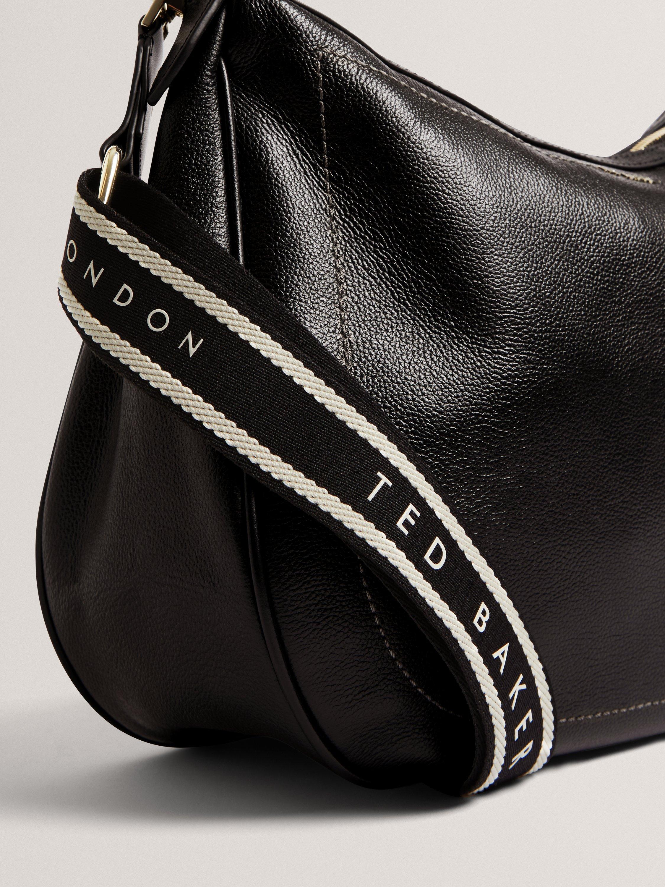 Product image 4 of 5, which shows Ted Baker Lyshia Webbing Hobo Bag, Black