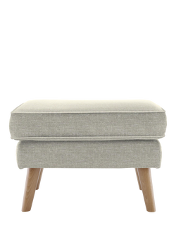 G Plan Vintage The Sixty Five Footstool, Aquaclean Calor Vanilla