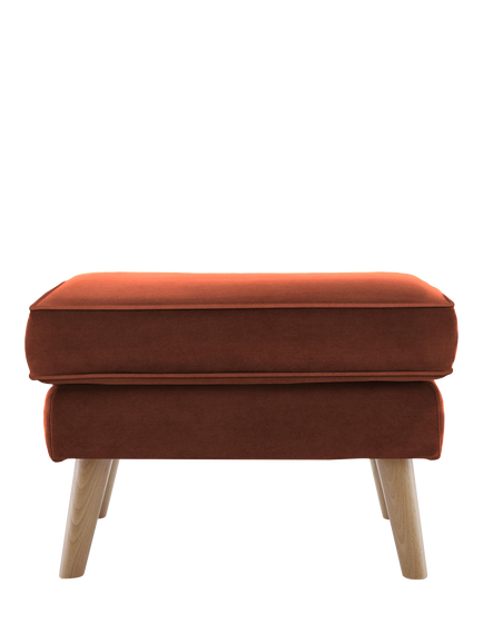 G Plan Vintage The Sixty Five Footstool, Easy Clean Plush Umber
