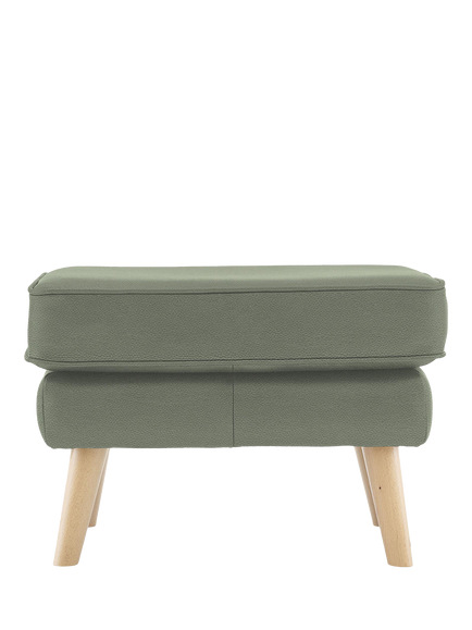 G Plan Vintage The Sixty Five Leather Footstool, Camb Oliv Leathr