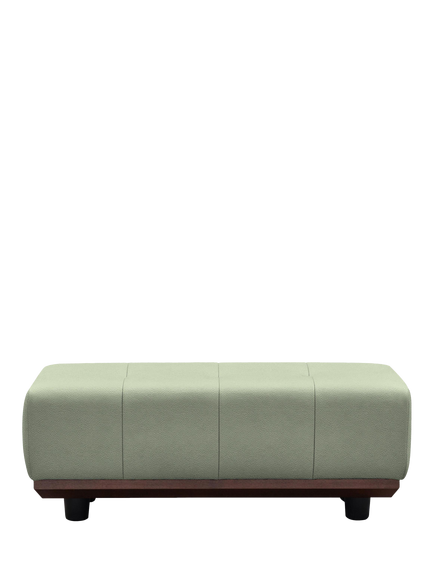 G Plan Vintage The Seventy One Leather Footstool, Cambridge Olive Leather