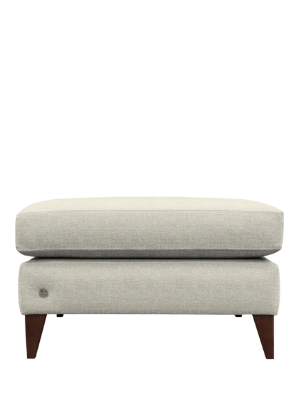 G Plan Vintage The Seventy Two Footstool, Dark Leg, Aquaclean Calor Vanilla