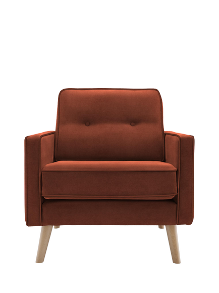 G Plan Vintage The Sixty Five Armchair, Easy Clean Plush Umber