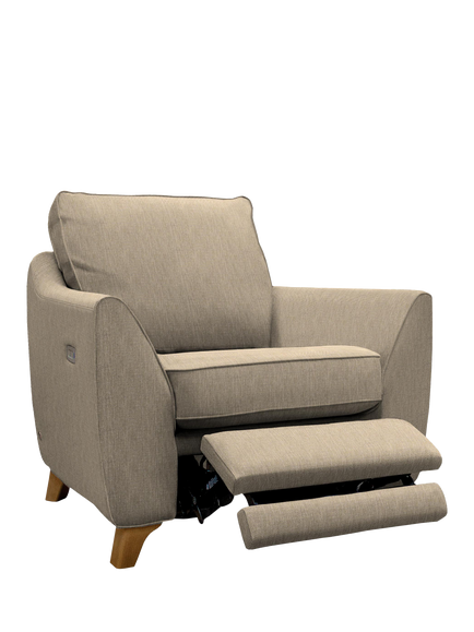 G Plan Vintage The Sixty Eight Armchair with Footrest Mechanism, Aquaclean Calor Ginger