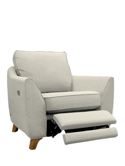 G Plan Vintage The Sixty Eight Armchair with Footrest Mechanism, Aquaclean Calor Vanilla