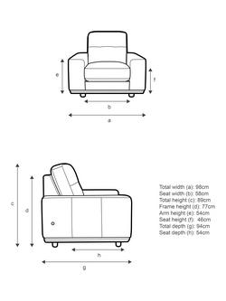 G Plan Vintage The Seventy One Armchair - view 2, Aquaclean Calor Vanilla