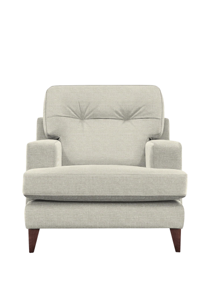 G Plan Vintage The Seventy Two Armchair, Dark Leg, Aquaclean Calor Vanilla