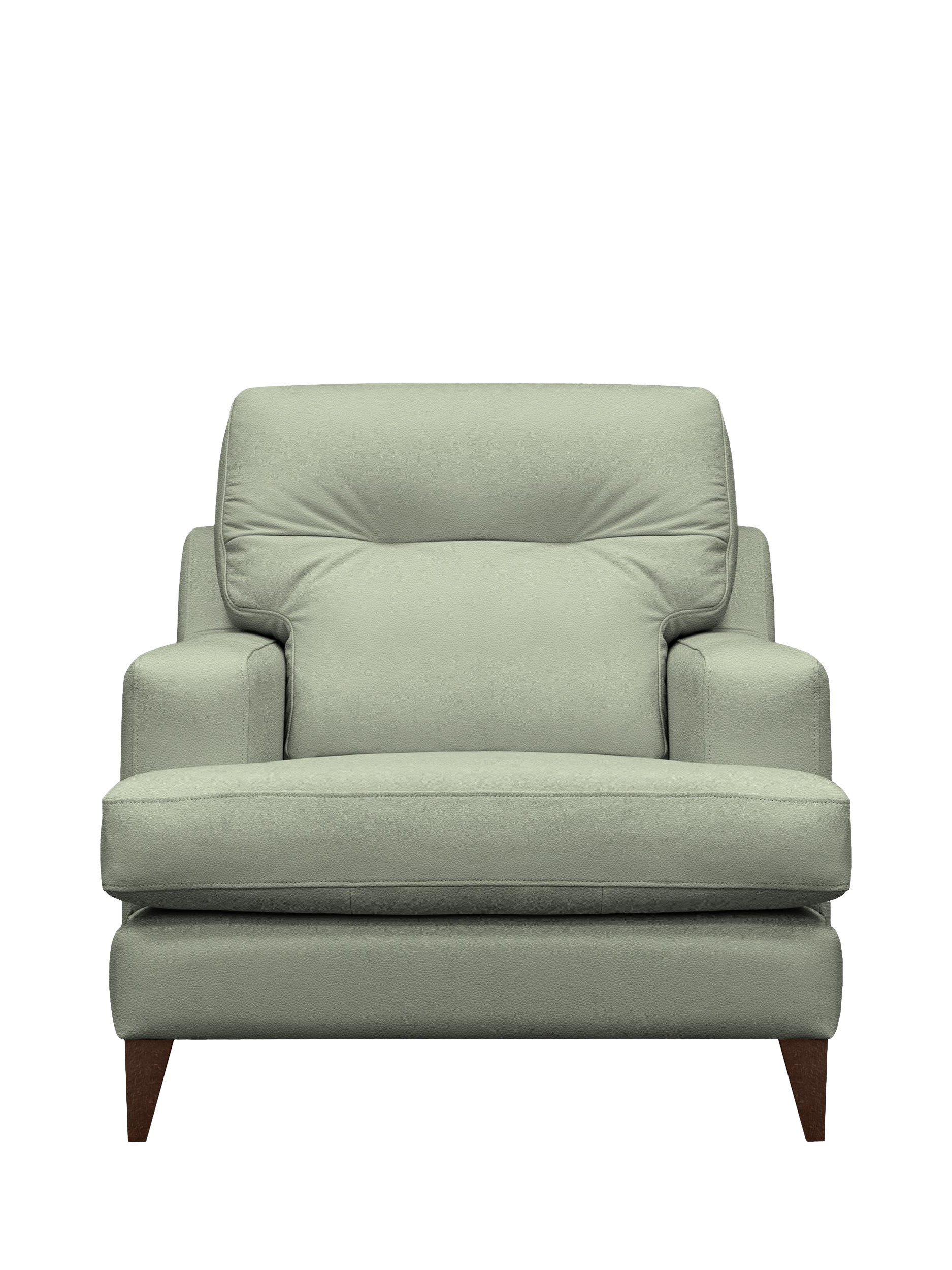 The Seventy Two Range, G Plan Vintage Seventy Two Leather Armchair, Dark Leg, Cambridge Olive