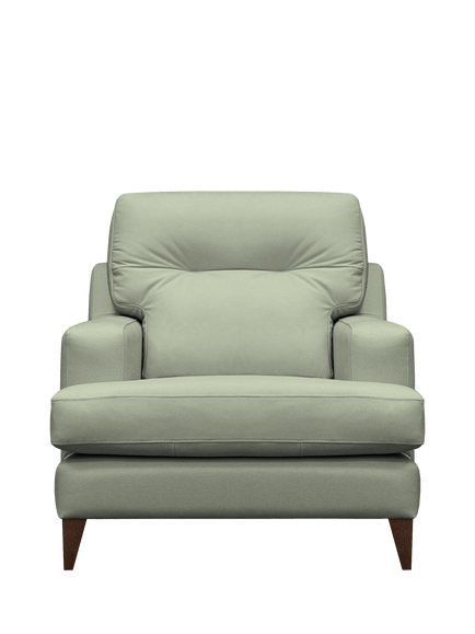G Plan Vintage Seventy Two Leather Armchair, Dark Leg, Cambridge Olive Leather