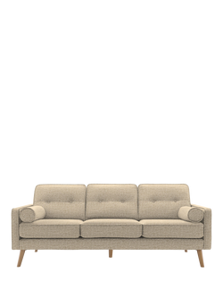 G Plan Vintage The Sixty Five Large 3 Seater Sofa, Stipple Ecru