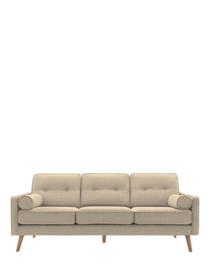 G Plan Vintage The Sixty Five Large 3 Seater Sofa, Stipple Ecru