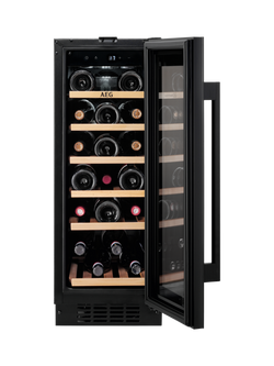 AEG 5000 AWS4020B5B Integrated Wine Cabinet, Black - view 2, Black