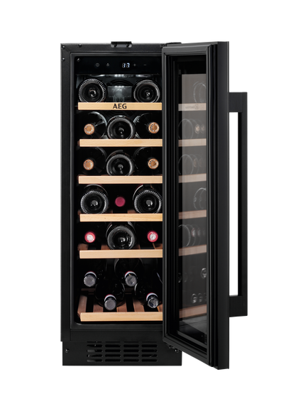 AEG 5000 AWS4020B5B Integrated Wine Cabinet, Black - view 2, Black