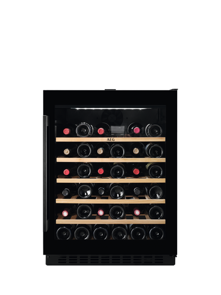 AEG 5000 AWS4052B5B Wine Cabinet, Black, Black