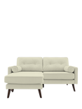 G Plan Vintage The Sixty Five LHF Medium 2 Seater Leather Chaise End Sofa