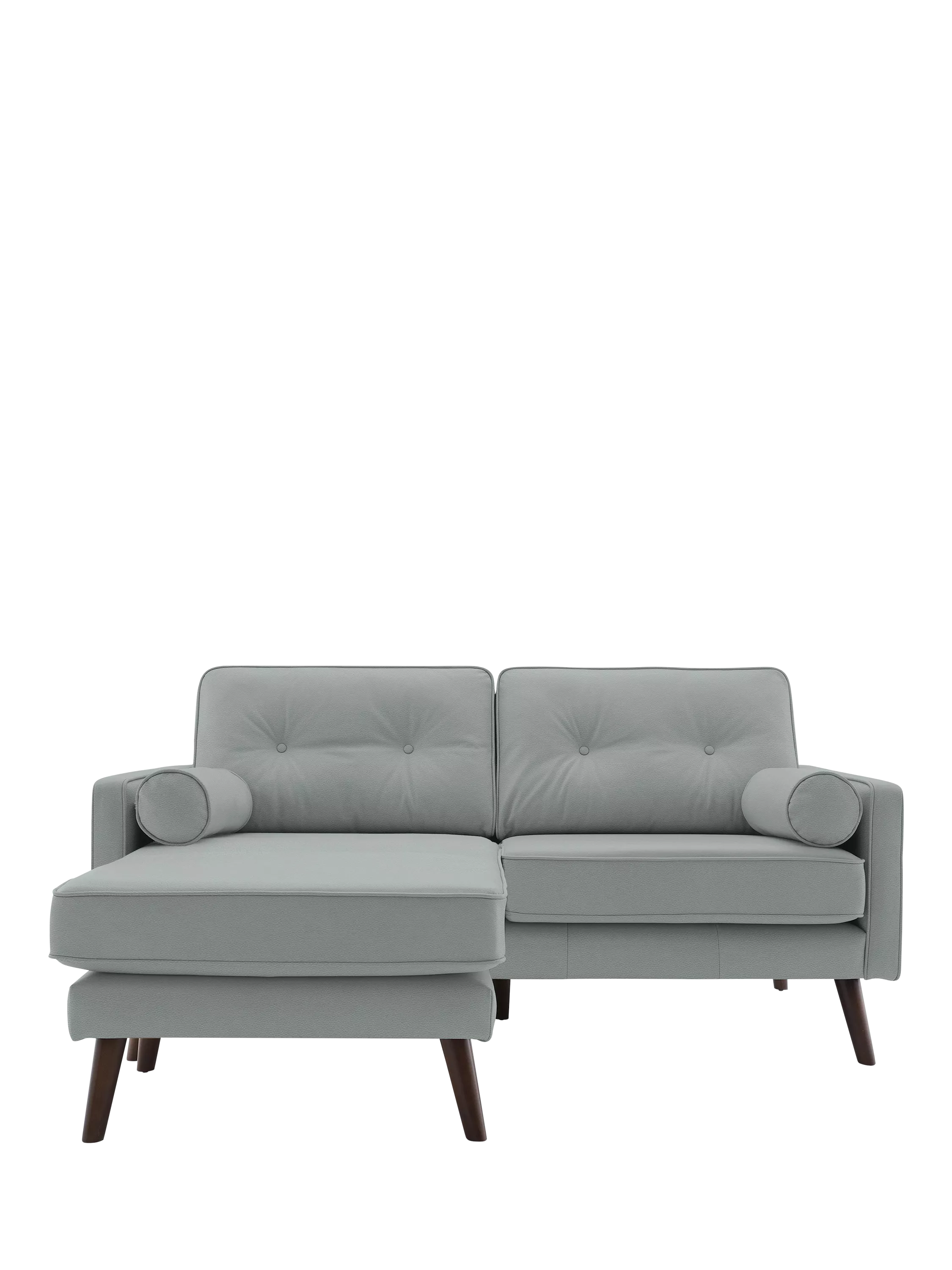 G Plan Vintage The Sixty Five LHF Medium 2 Seater Leather Chaise End Sofa