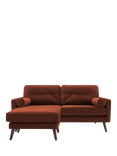 G Plan Vintage The Sixty Five LHF Medium 2 Seater Chaise End Sofa, Plush Umber