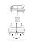G Plan Vintage The Sixty Five LHF Medium 2 Seater Chaise End Sofa, Plush Umber