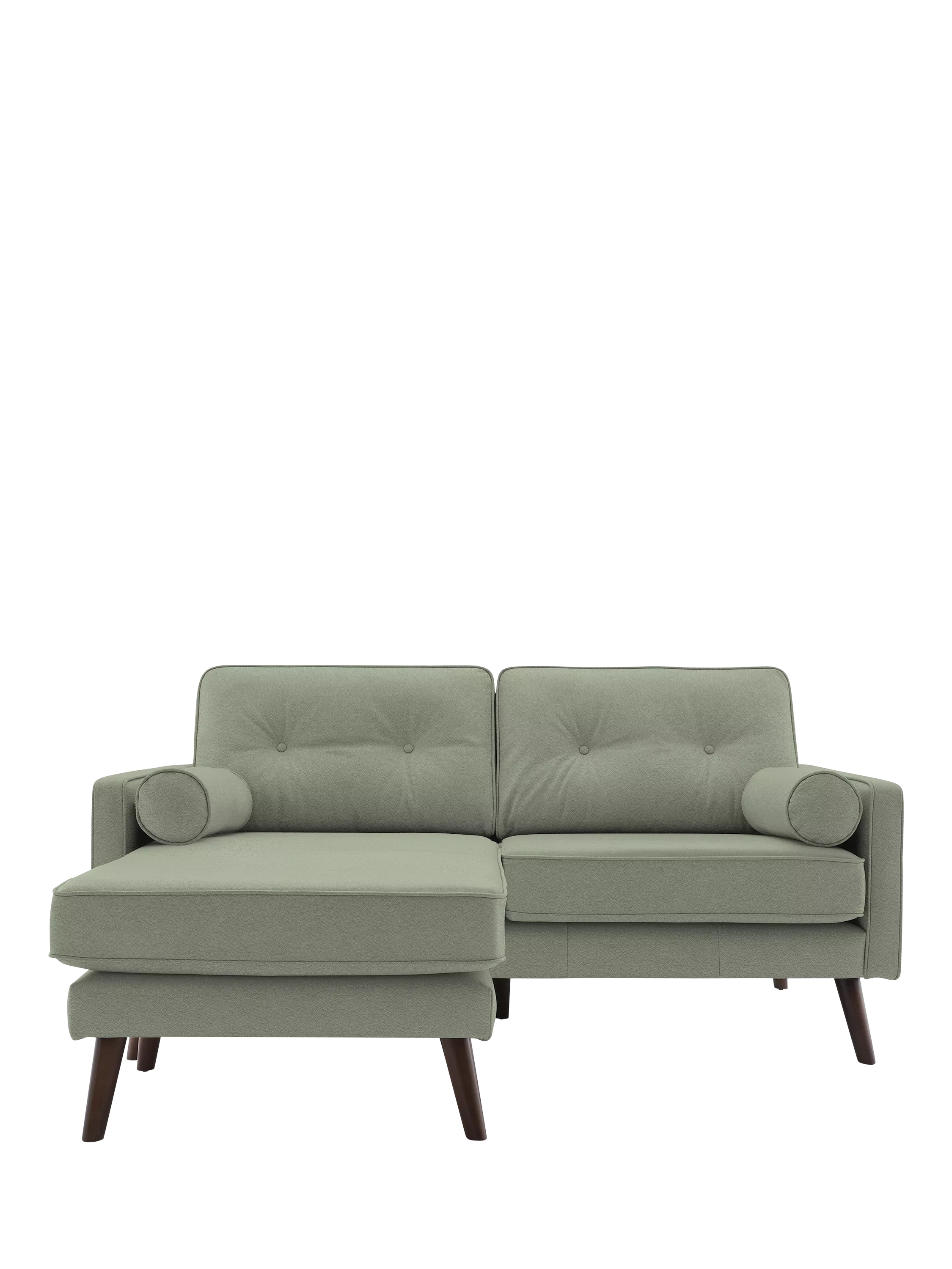 G Plan Vintage The Sixty Five LHF Medium 2 Seater Leather Chaise End Sofa