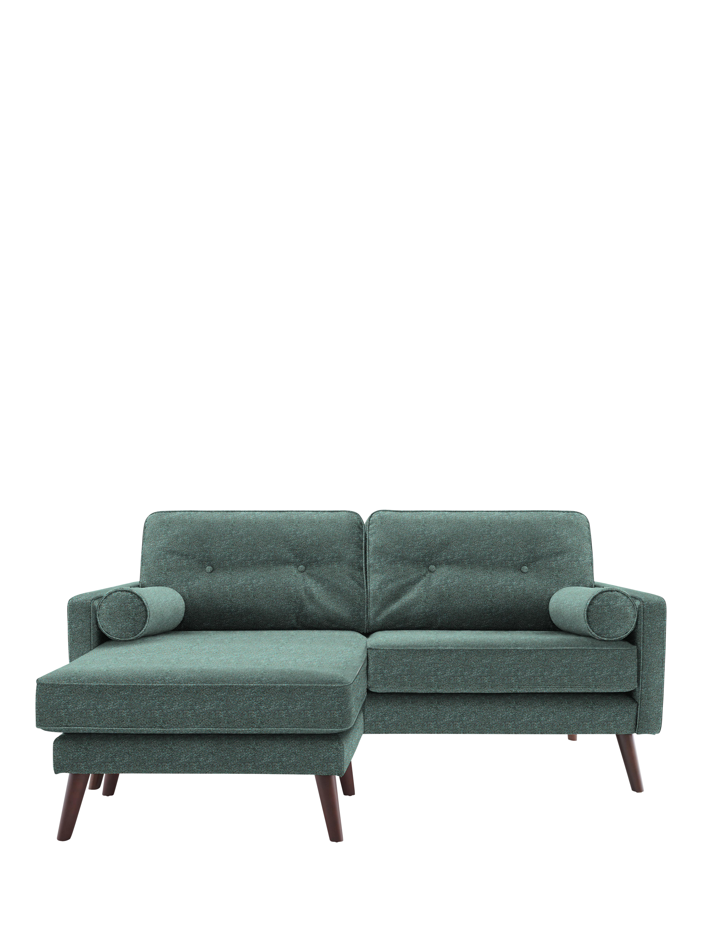 The Sixty Five Range, G Plan Vintage The Sixty Five LHF Medium 2 Seater Chaise End Sofa, Sherbert Teal