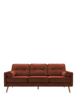 G Plan Vintage The Sixty Five Large 3 Seater Sofa, Plush Umber