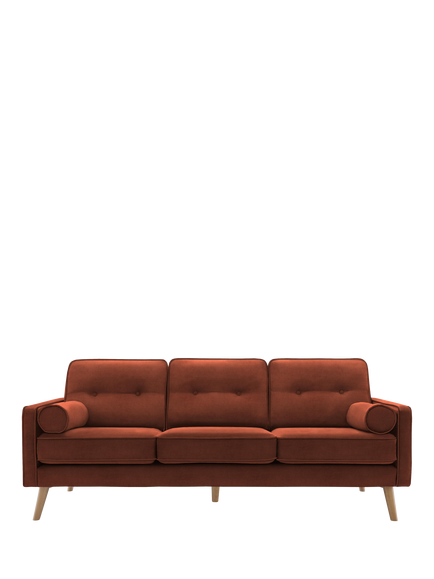 G Plan Vintage The Sixty Five Large 3 Seater Sofa, Easy Clean Plush Umber