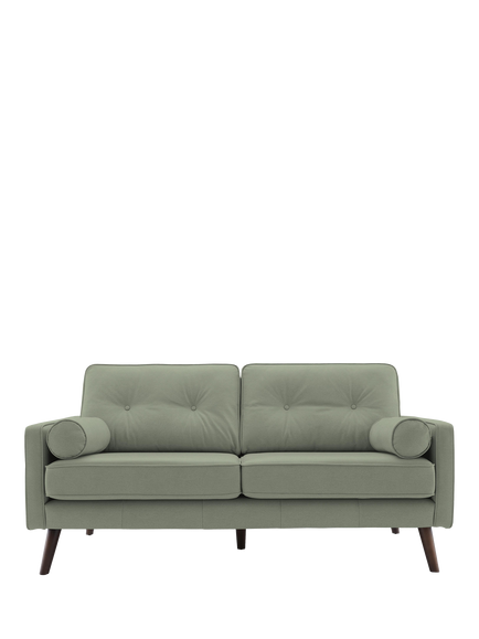 G Plan Vintage The Sixty Five Medium 2 Seater Leather Sofa, Cambridge Olive Leather