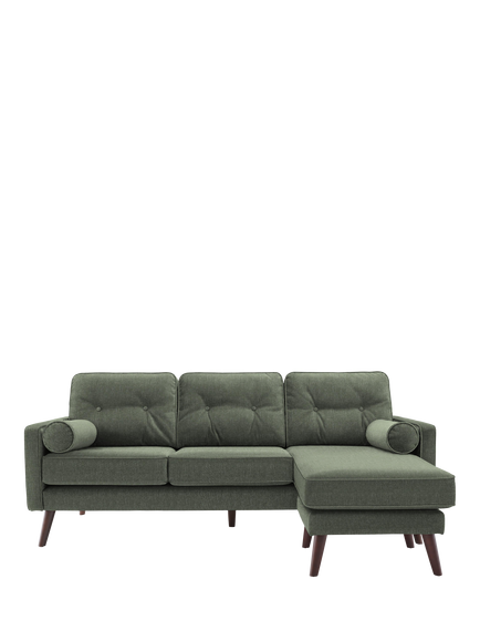 G Plan Vintage The Sixty Five RHF Large 3 Seater Chaise End Sofa, Aquaclean Calor Bay