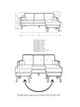G Plan Vintage The Sixty Five RHF Large 3 Seater Chaise End Sofa