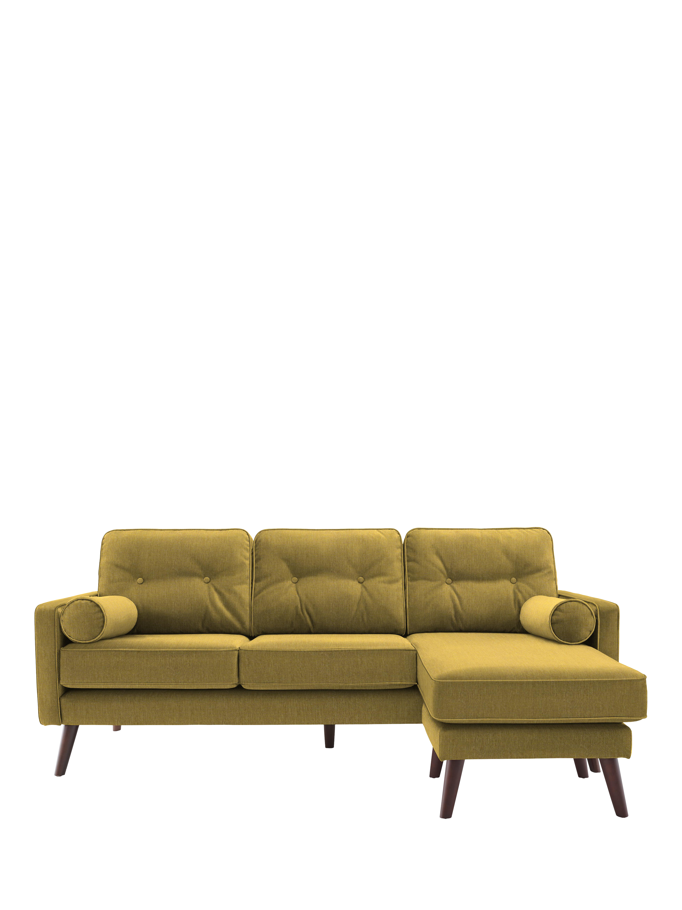 The Sixty Five Range, G Plan Vintage The Sixty Five RHF Large 3 Seater Chaise End Sofa, Aquaclean Calor Cardamon