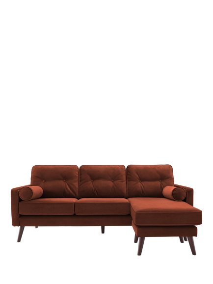 G Plan Vintage The Sixty Five RHF Large 3 Seater Chaise End Sofa, Easy Clean Plush Umber