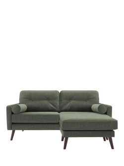 G Plan Vintage The Sixty Five RHF Medium 2 Seater Chaise End Sofa, Aquaclean Calor Bay
