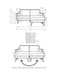 G Plan Vintage The Sixty Five RHF Medium 2 Seater Chaise End Sofa