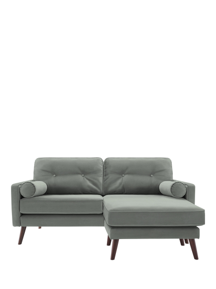 G Plan Vintage The Sixty Five RHF Medium 2 Seater Chaise End Sofa, Easy Clean Plush Slate