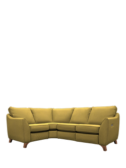 G Plan Vintage The Sixty Eight 5+ Seater LHF Corner Sofa, Aqua Clean Calor Cardamon