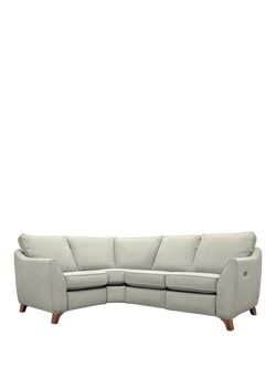 G Plan Vintage The Sixty Eight 5+ Seater LHF Corner Sofa, Aqua Clean Calor Vanilla