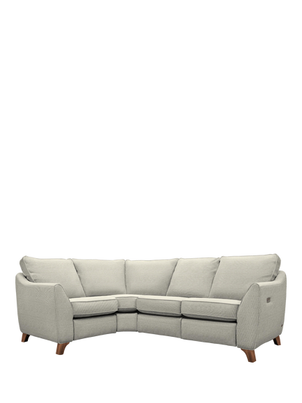 G Plan Vintage The Sixty Eight 5+ Seater LHF Corner Sofa, Aqua Clean Calor Vanilla