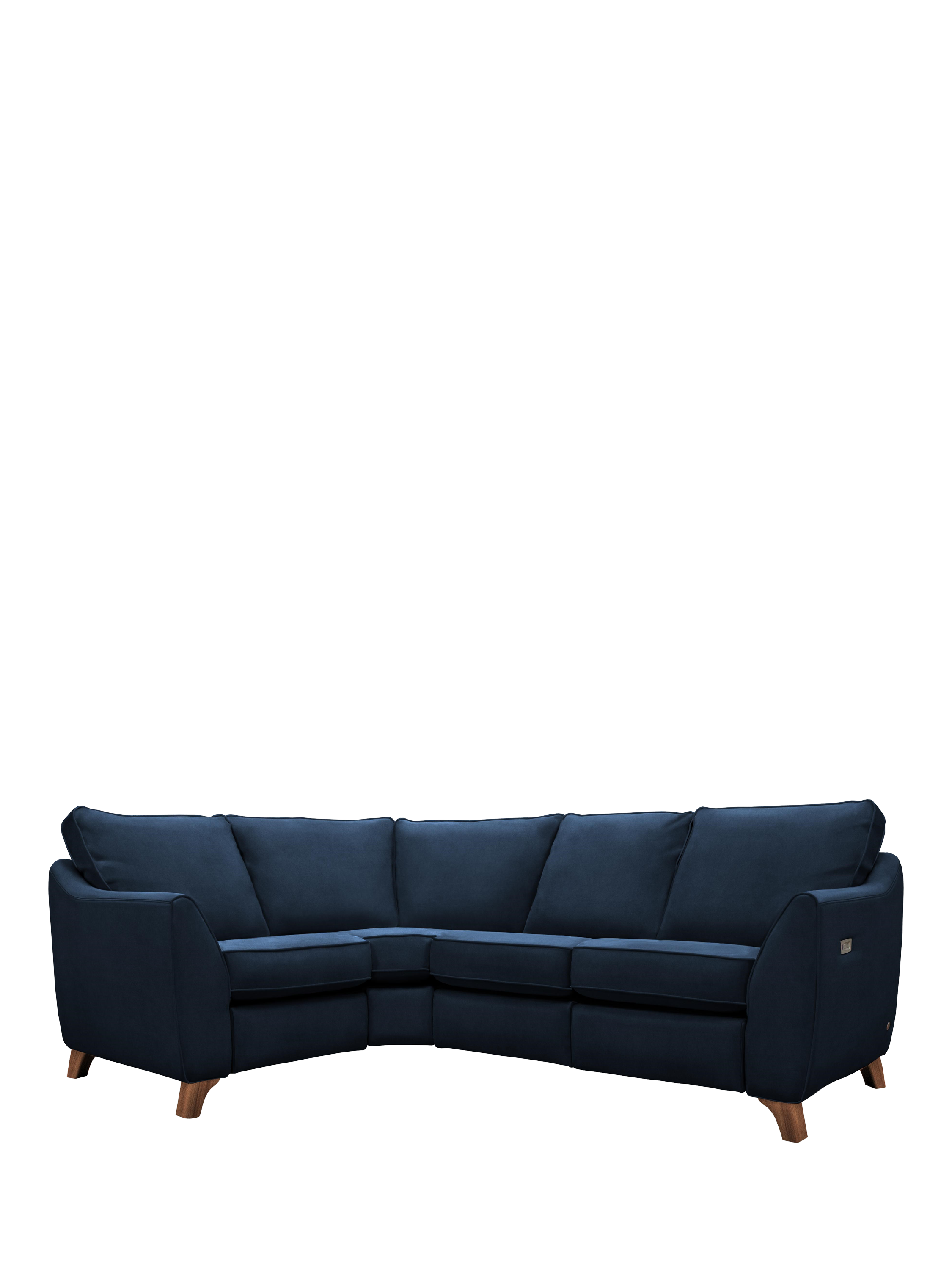 The Sixty Eight Range, G Plan Vintage The Sixty Eight 5+ Seater LHF Corner Sofa, Plush Indigo