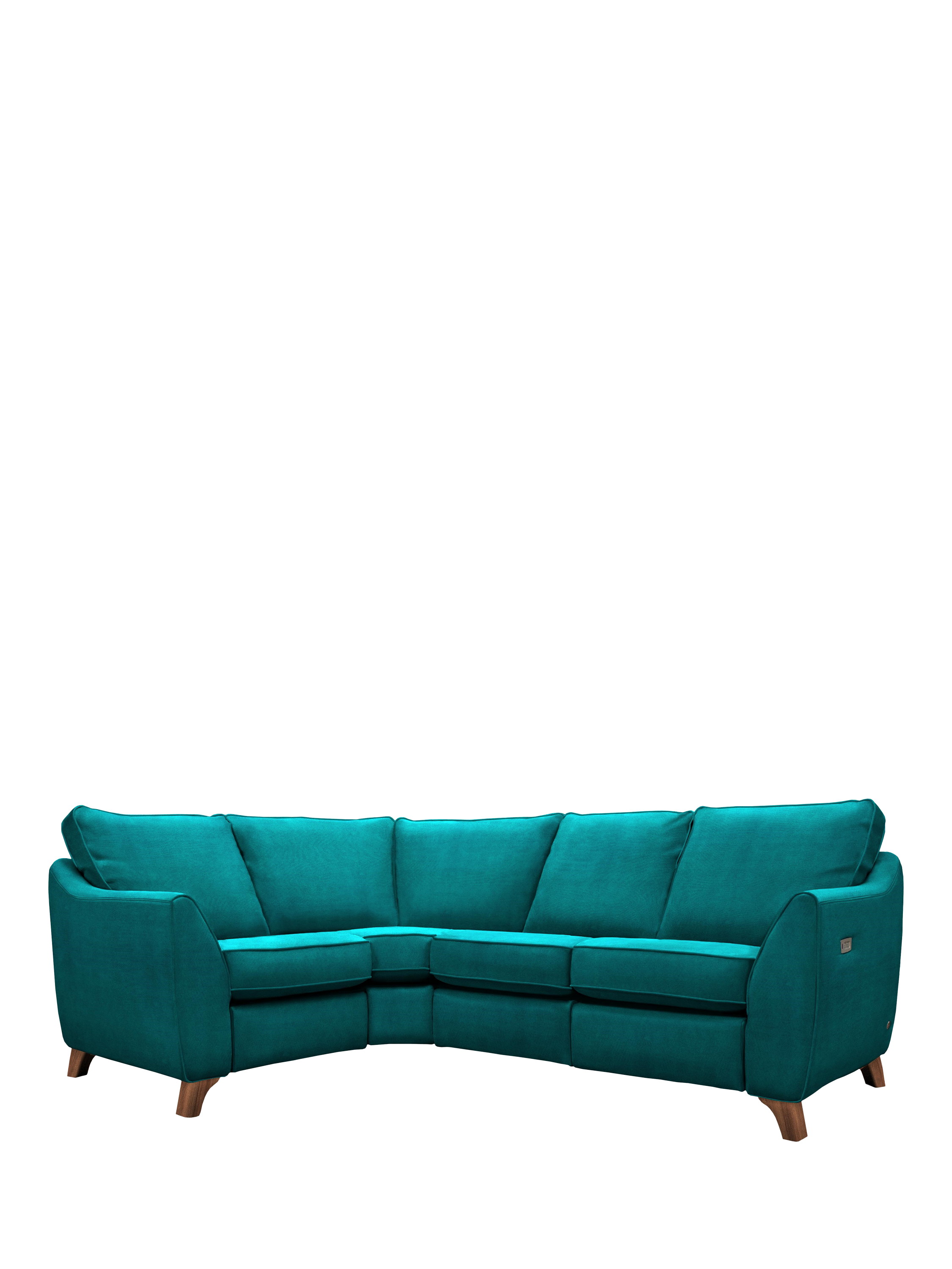 The Sixty Eight Range, G Plan Vintage The Sixty Eight 5+ Seater LHF Corner Sofa, Plush Mallard