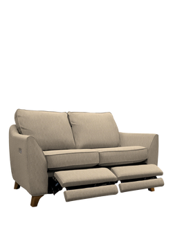 G Plan Vintage The Sixty Eight Small 2 Seater Sofa with Double Footrest Mechanism, Ac Calor Ginger