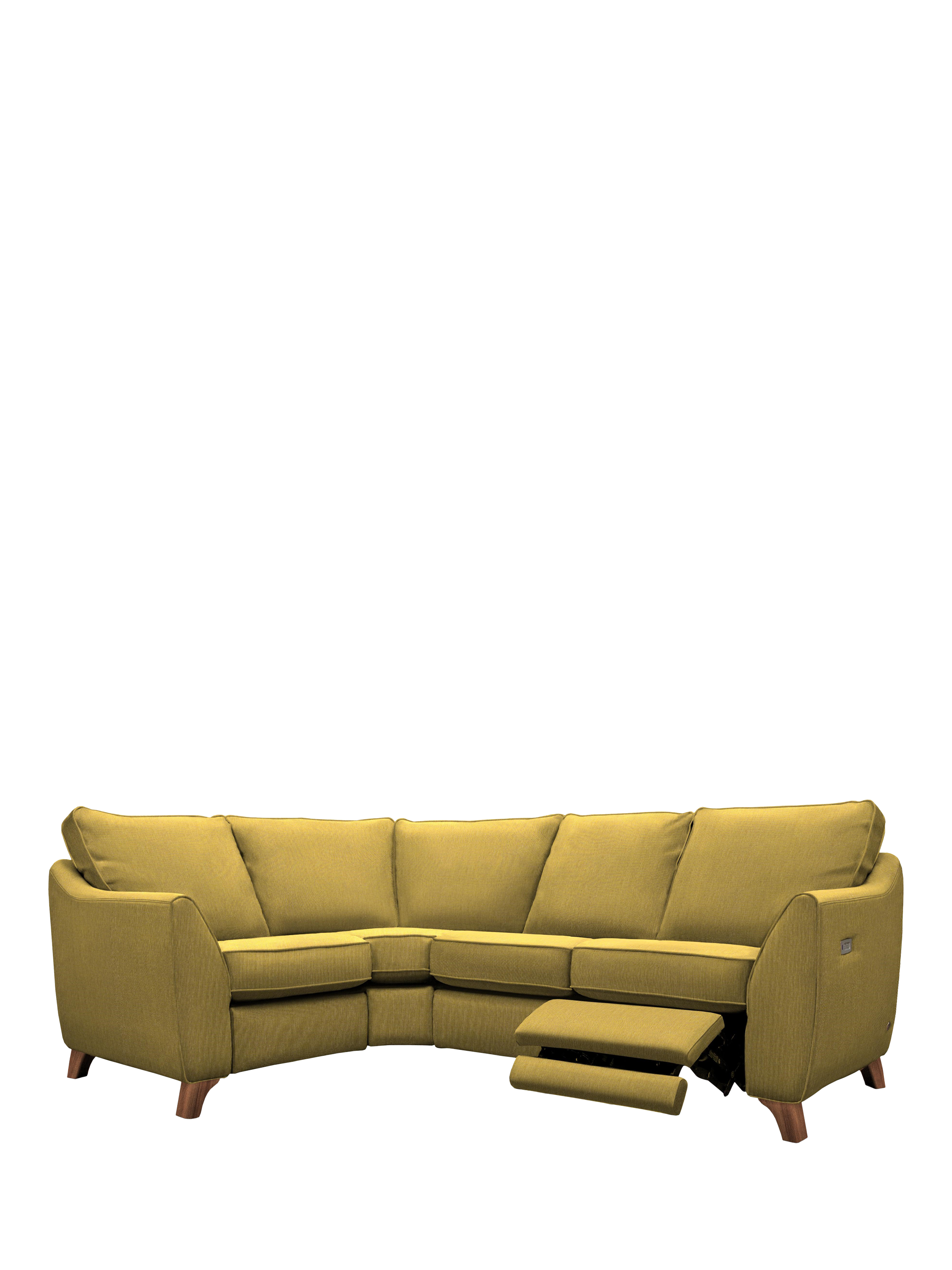 The Sixty Eight Range, G Plan Vintage The Sixty Eight LHF Corner Unit with Righthand Footrest Mechanism, Aquaclean Calor Cardamon