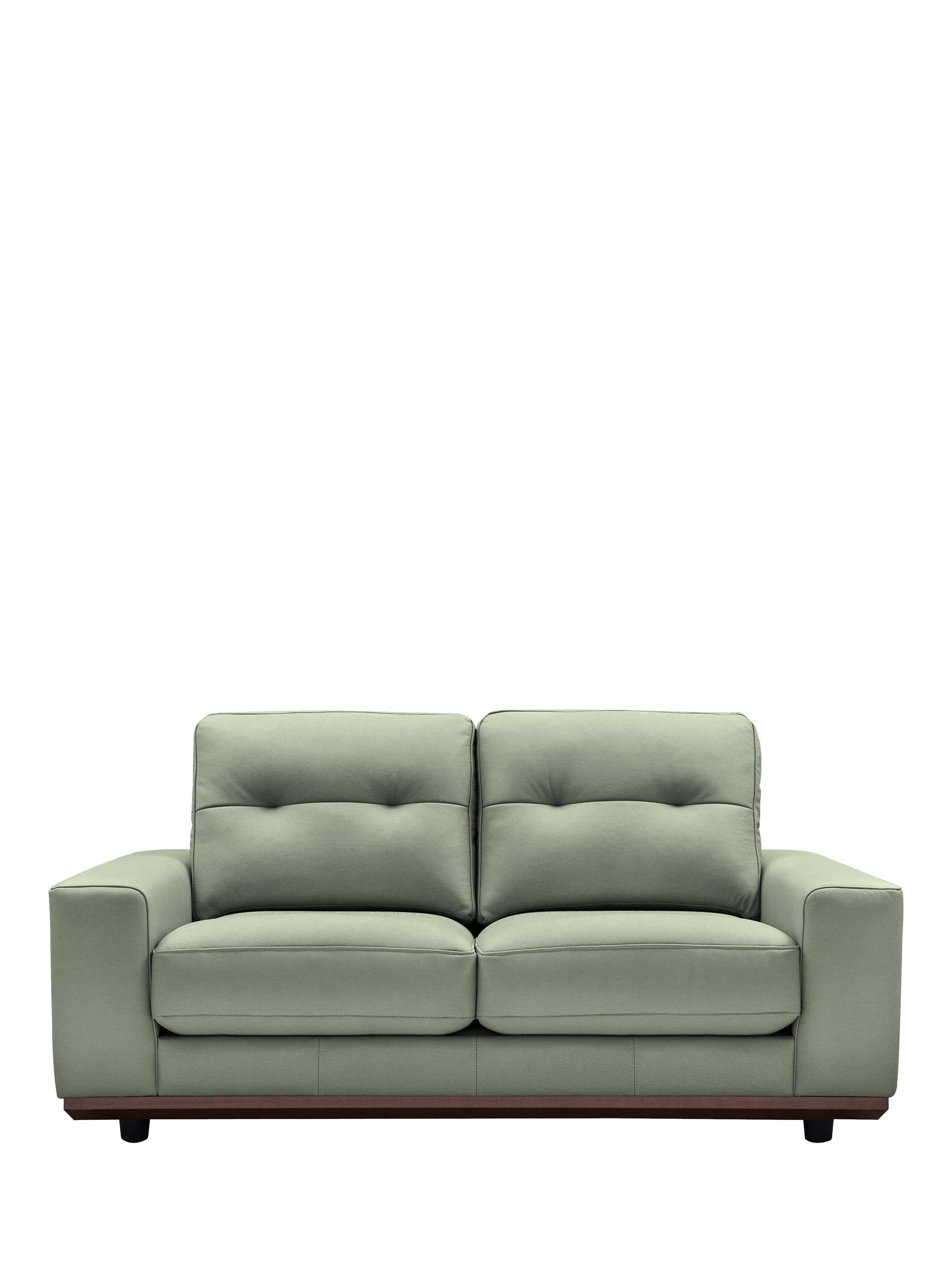 The Seventy One Range, G Plan Vintage The Seventy One Small 2 Seater Leather Sofa, Cambridge Olive Leather