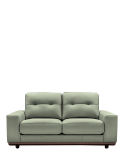 G Plan Vintage The Seventy One Small 2 Seater Leather Sofa, Cambridge Olive Leather