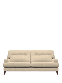 G Plan Vintage The Seventy Two Large 4 Seater Sofa, Dark Leg, Stipple Ecru