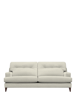 G Plan Vintage The Seventy Two Large 4 Seater Sofa, Dark Leg, Aquaclean Calor Vanilla