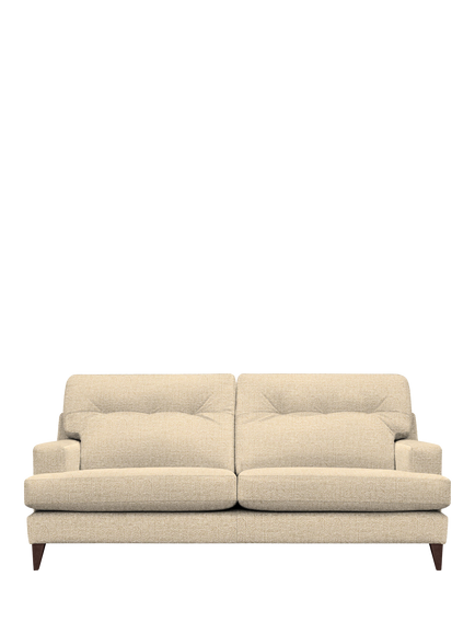 G Plan Vintage The Seventy Two Medium 3 Seater Sofa, Dark Leg, Stipple Ecru